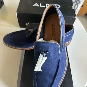 Aldo | Shoes | Aldo Mens Navy Tassel Loafers | Poshmark display picture 3